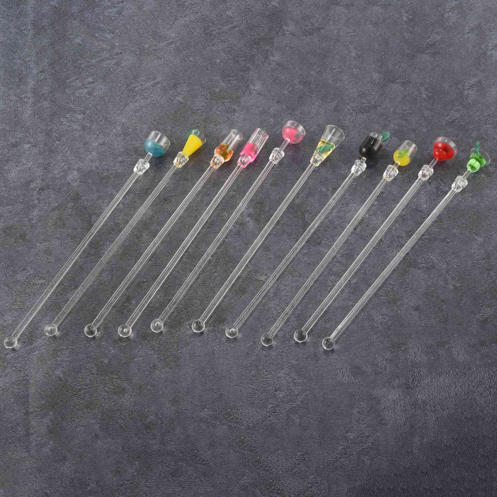 Bar Blender Mixing - 10 adet kokteyl karıştırıcı içecek karıştırma