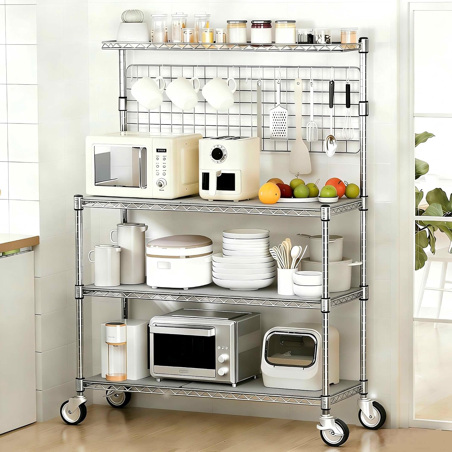 Commercial Kitchen Microwave - Fırıncı Rafı Teşhir Standı Depolama Rafları