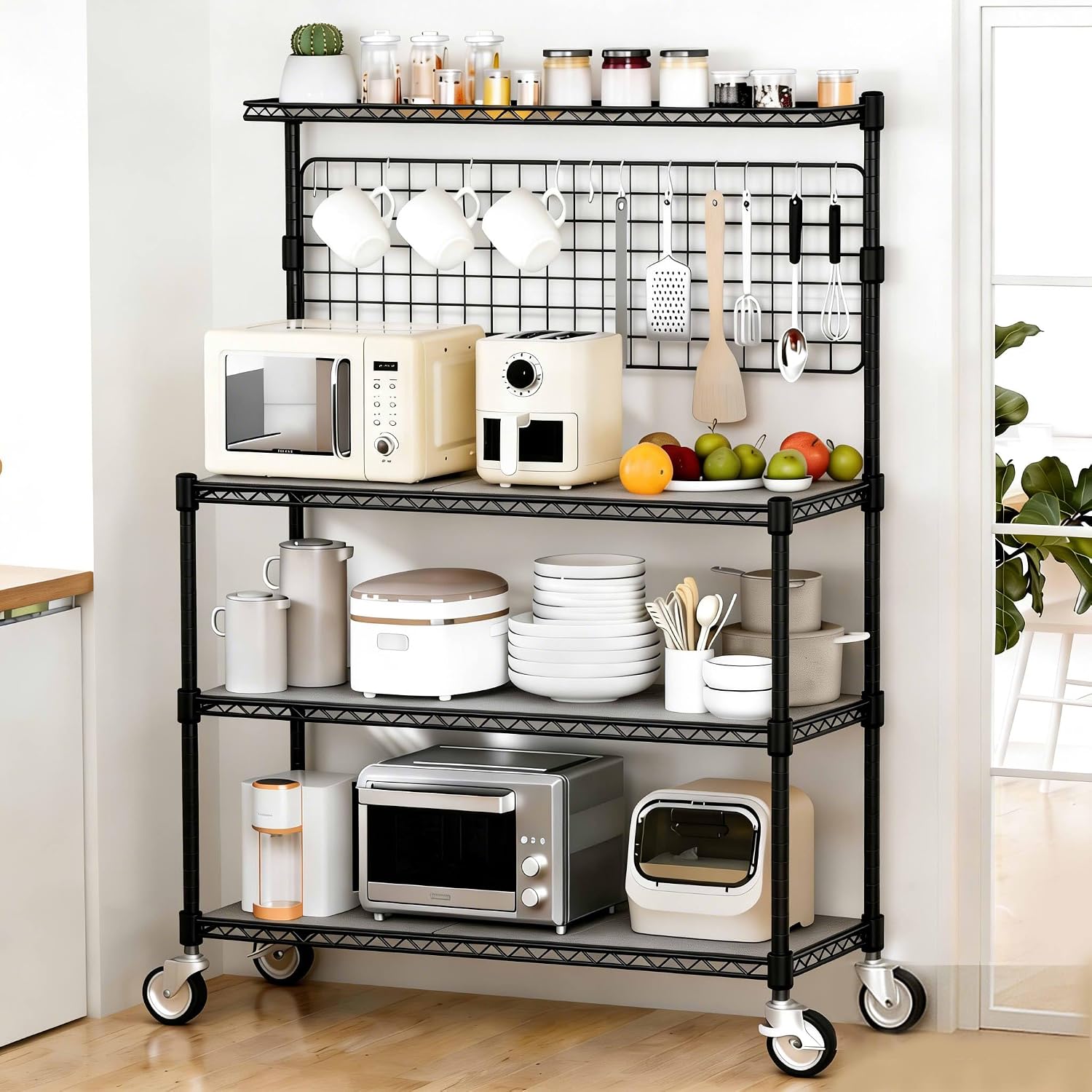 Commercial Kitchen Microwave - Fırıncı Rafı Teşhir Standı Depolama Rafları