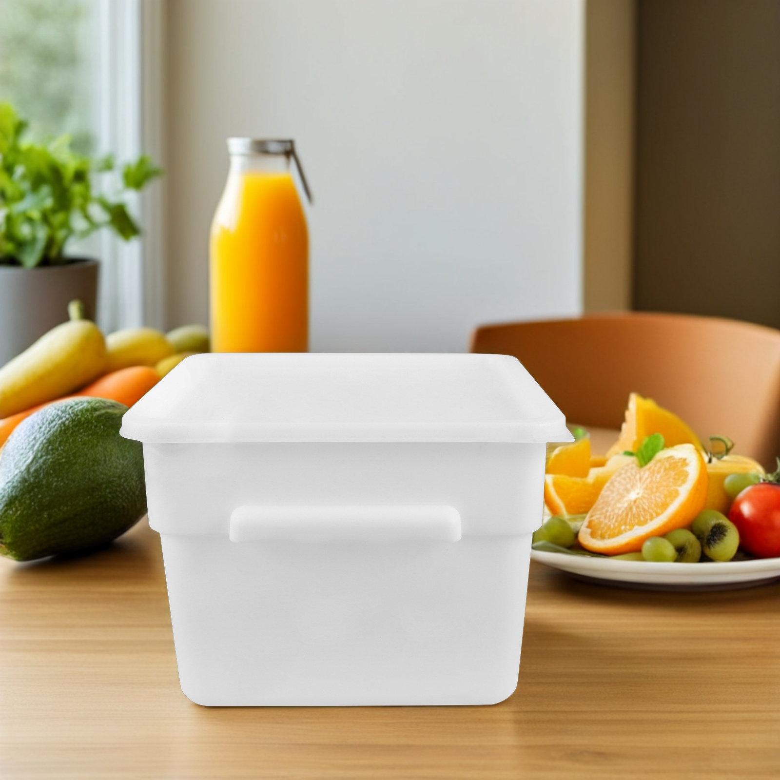 Commercial Kitchen Microwave - 12L Kare Ticari Plastik Gıda Saklama