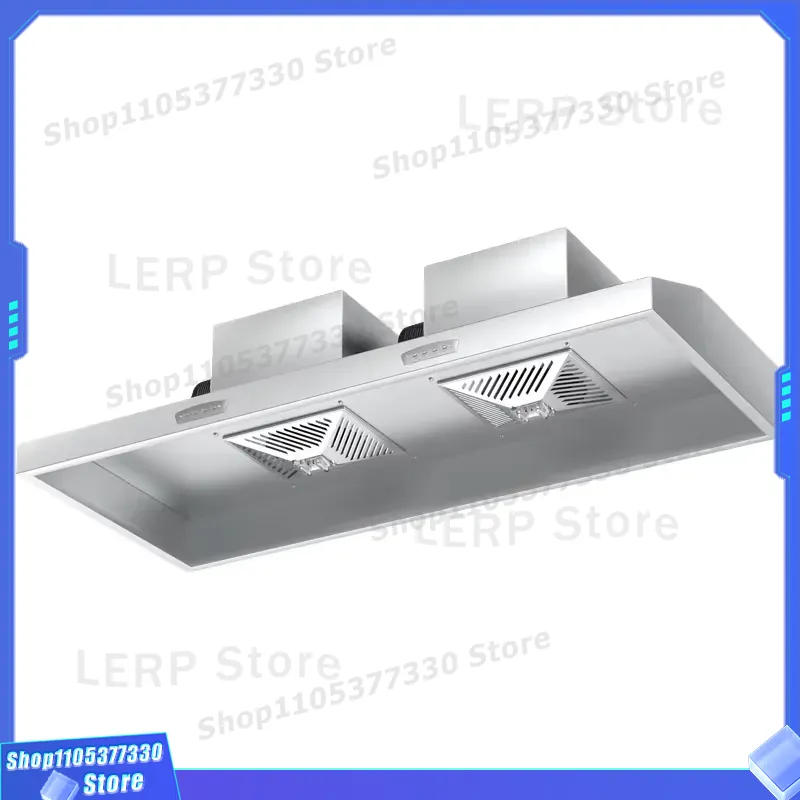 Commercial Kitchen Vent Cleaning - 1800CFM Paslanmaz Çelik 304 Kanalsız Davlumbaz
