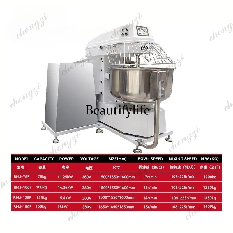 HR Yeni 150 kg Ticari Un Karış - Dough Mixer Machine incelemesi ve fiyatı