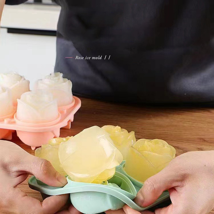 3D Gül Buz Kalıpları 4 Delik B - Commercial Kitchen Utensil Holder incelemesi ve fiyatı