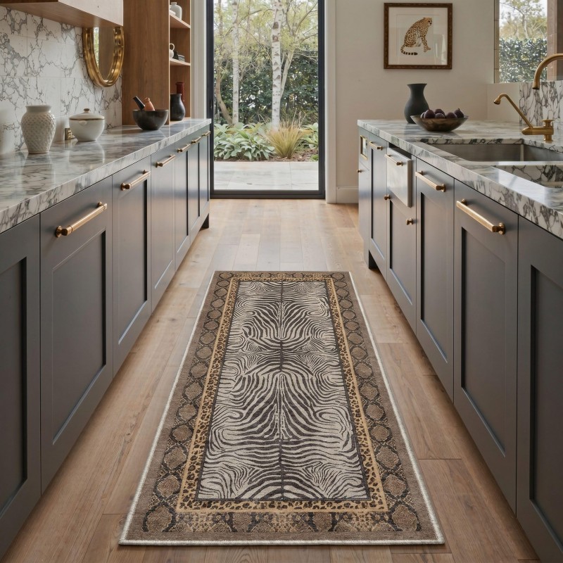 Mantar Kelebek Koşucu Halı Siy - Commercial Kitchen Background incelemesi ve fiyatı