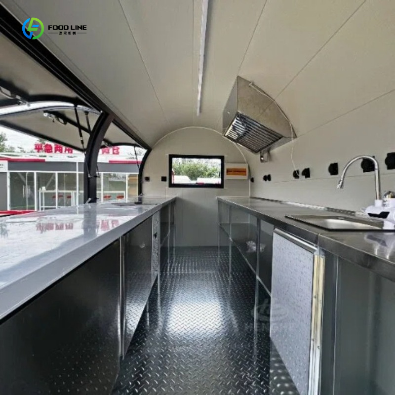 Şık Minimalist Yiyecek Römorku - Commercial Kitchen Units For Sale incelemesi ve fiyatı