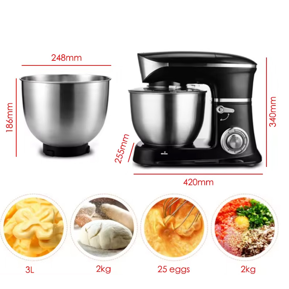 Ticari 6.5L Standlı Gıda Blend - Dough Mixer Machine incelemesi ve fiyatı