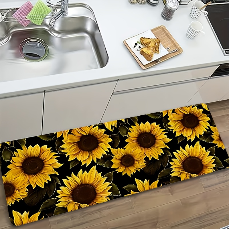 Cesur Sarı Ayçiçeği Siyah Arka - Commercial Kitchen Background incelemesi ve fiyatı